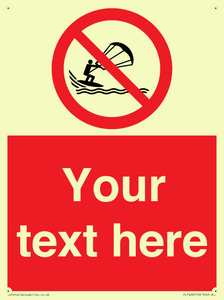 Custom No kite surfing